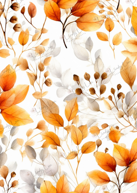 A4 Single Sheet - Amber Afternoon - Soft Fall