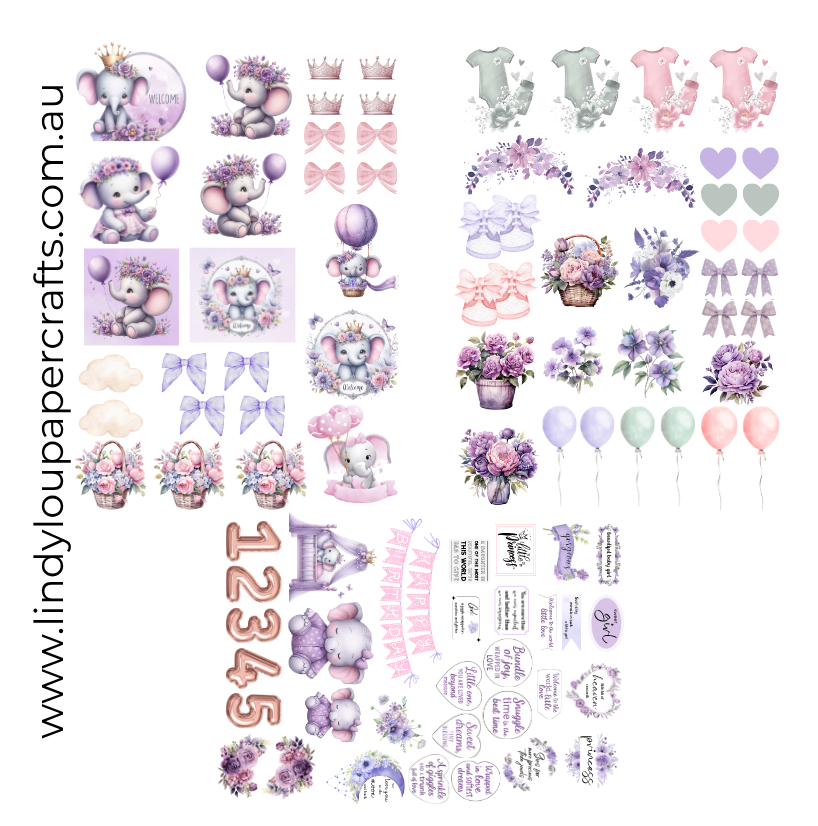 Ephemera: Fussy Cuts - A4 Collection - Princess Ellie