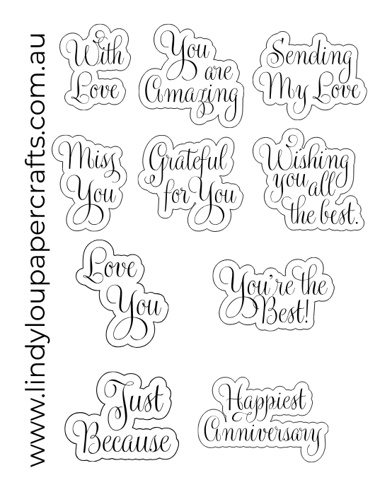 Ephemera: Sentiments - Assorted 3