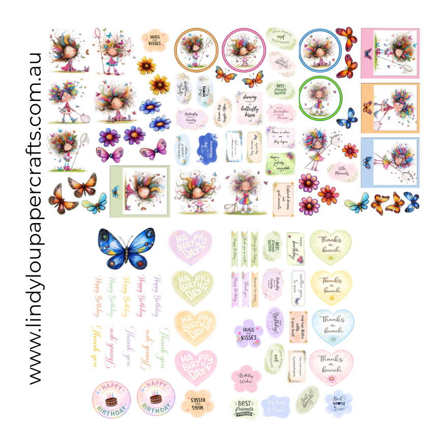 Ephemera: Butterfly Kisses & Quirky Wishes