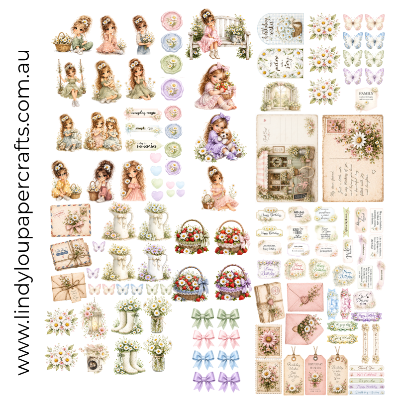 Ephemera: Daisy Girls