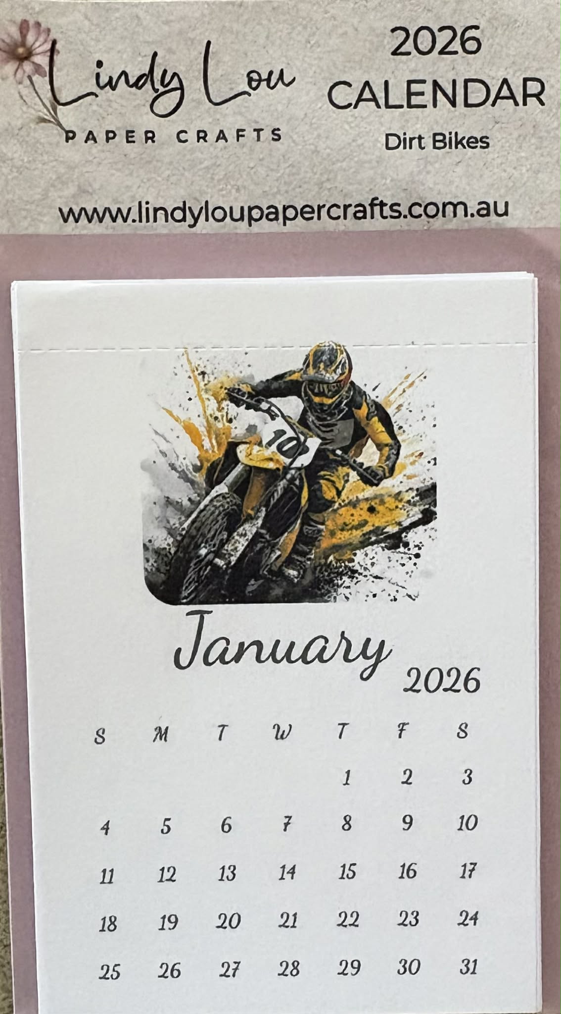 Calendars 2026 - Dirt Bikes