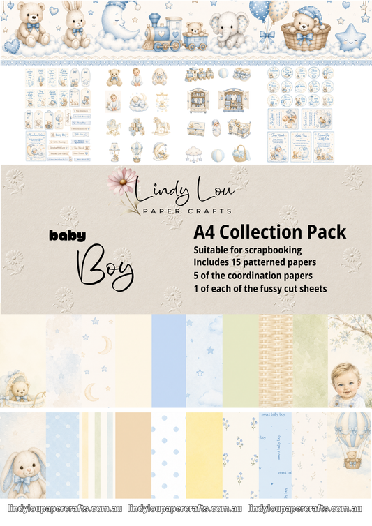 A4 Paper Collection - Baby Boy