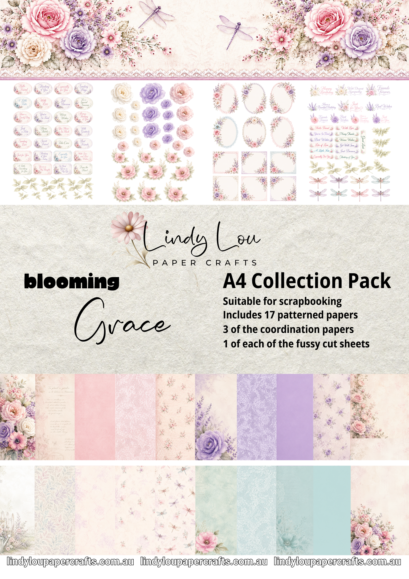 A4 Paper Collection - Blooming Grace