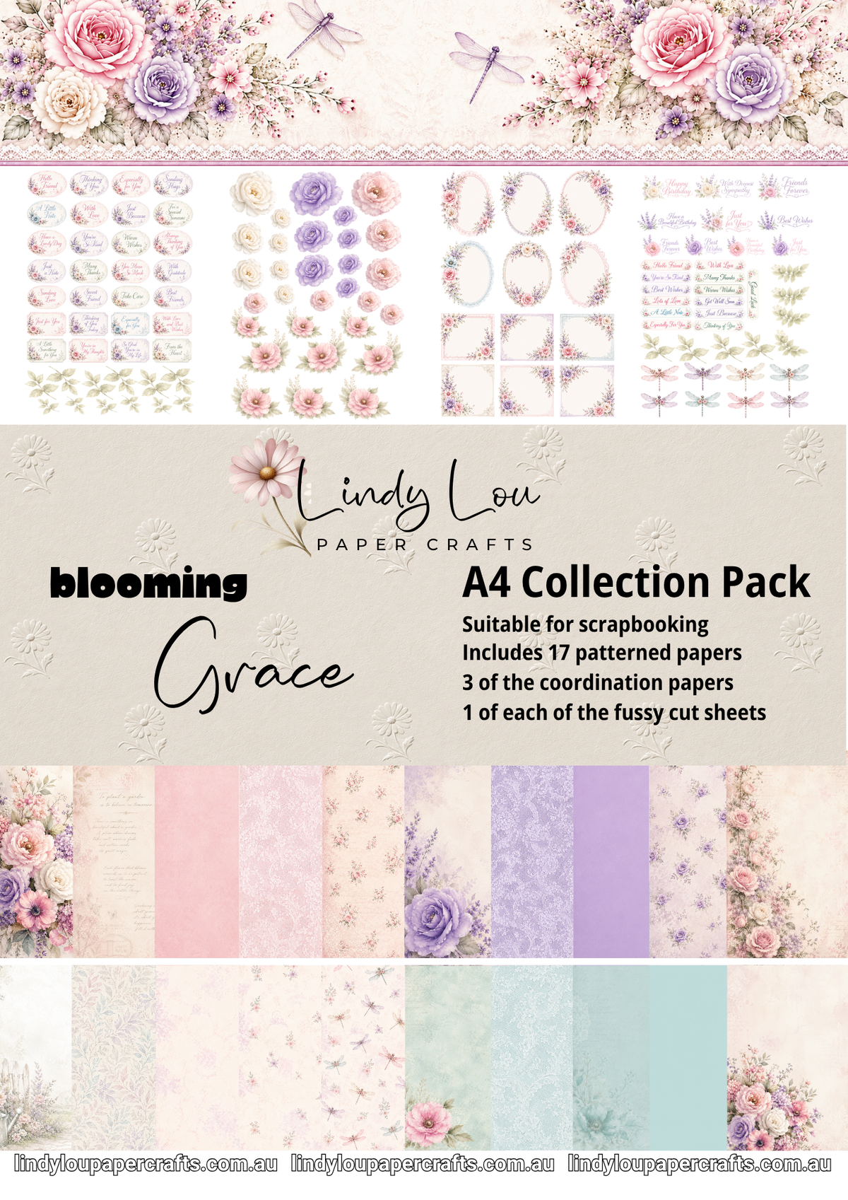 A4 Paper Collection - Blooming Grace