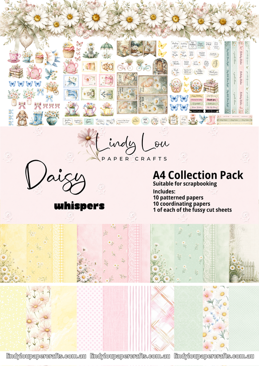 A4 Paper Collection - Daisy Whispers