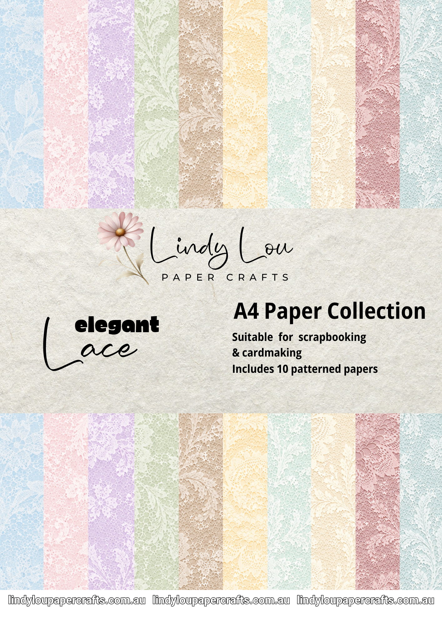 A4 Paper Collection - Elegant Lace