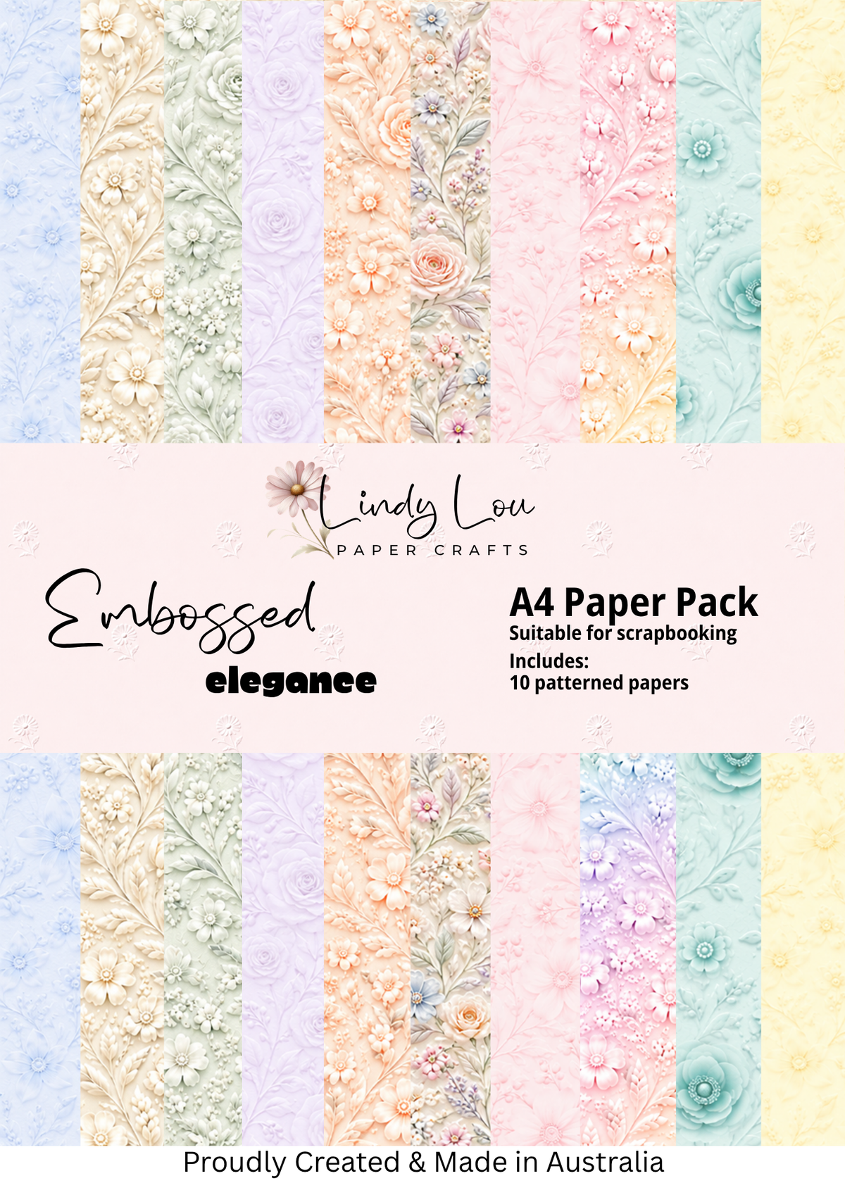 A4 Paper Pack - Embossed Elegance