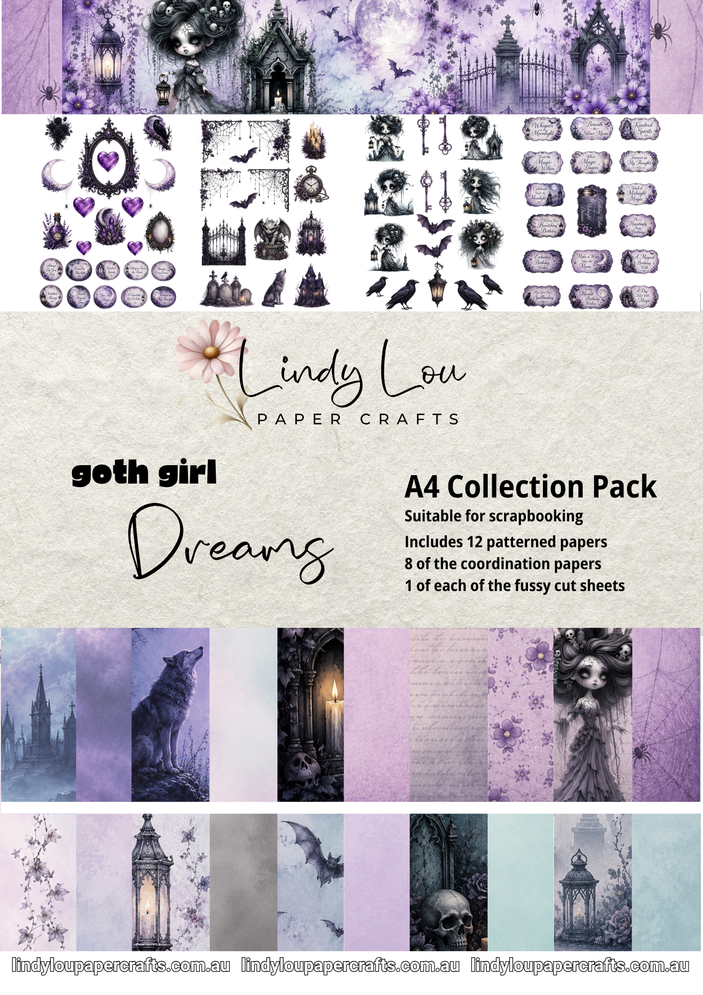 A4 Paper Collection - Goth Girl Dreams