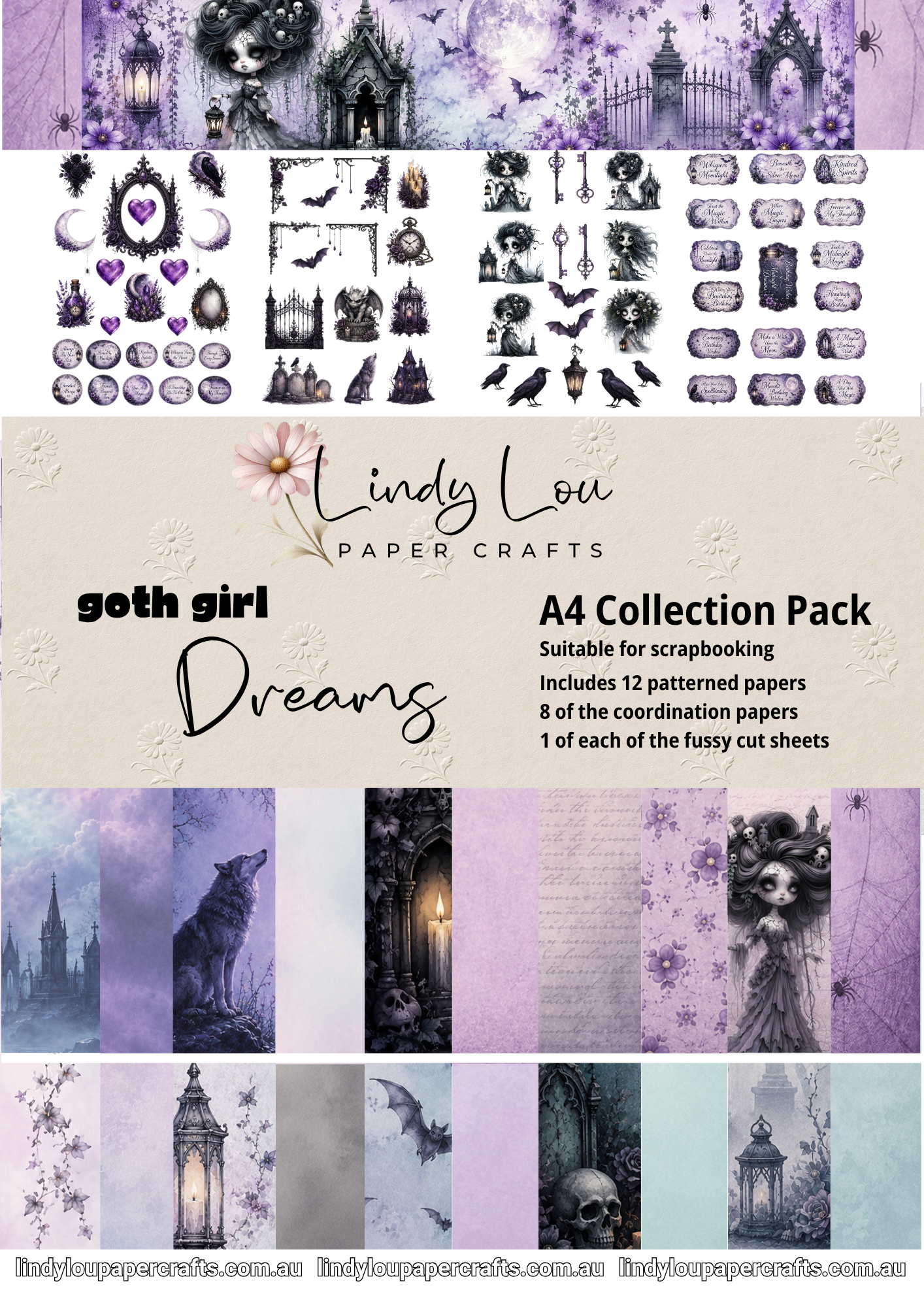 A4 Paper Collection - Goth Girl Dreams