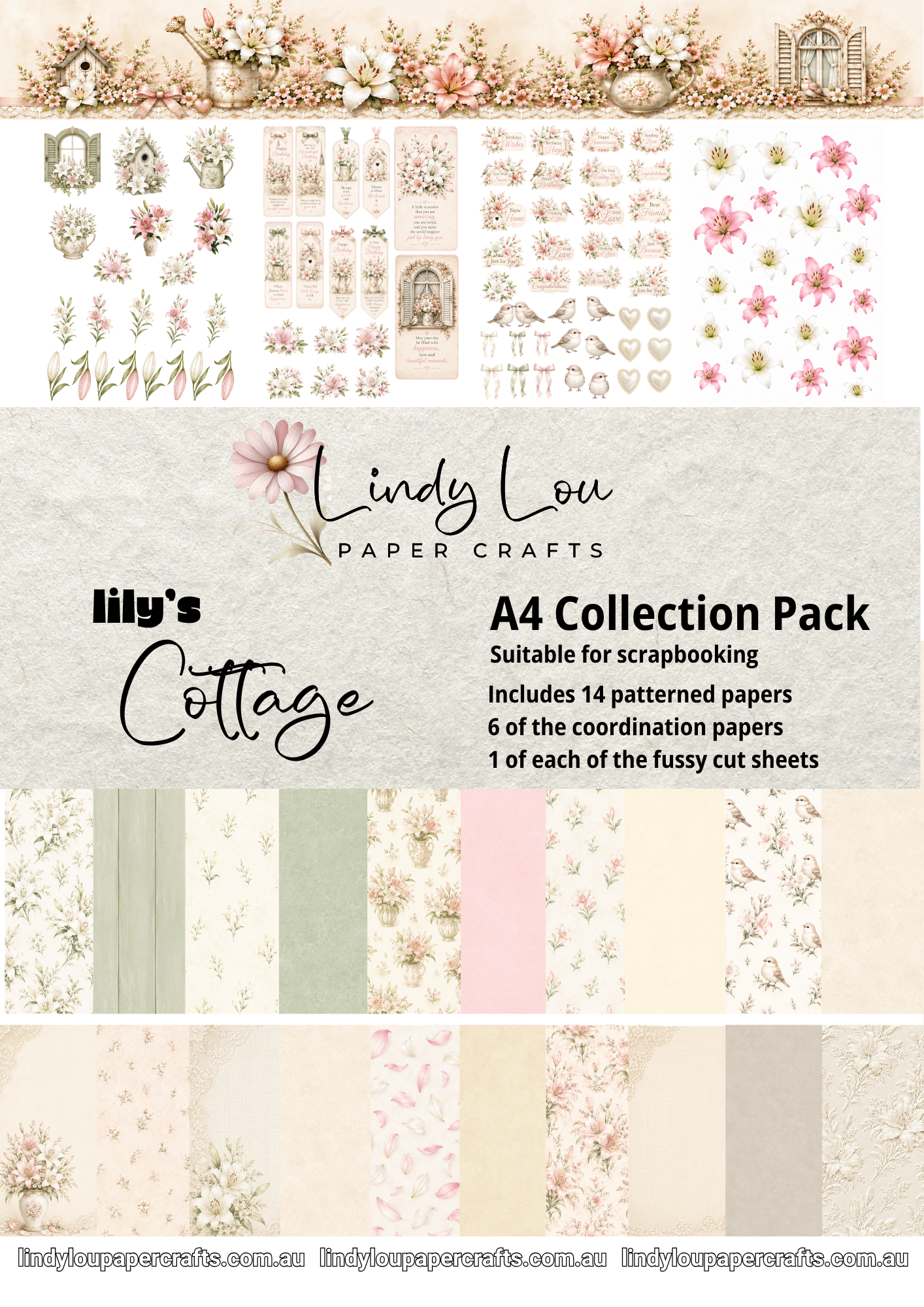 A4 Paper Collection - Lily's Cottage