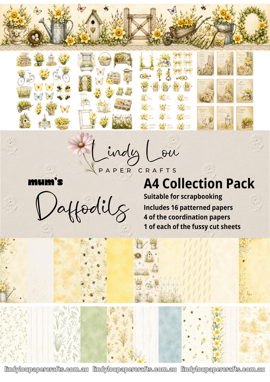 A4 Paper Collection - Mum's Daffodils