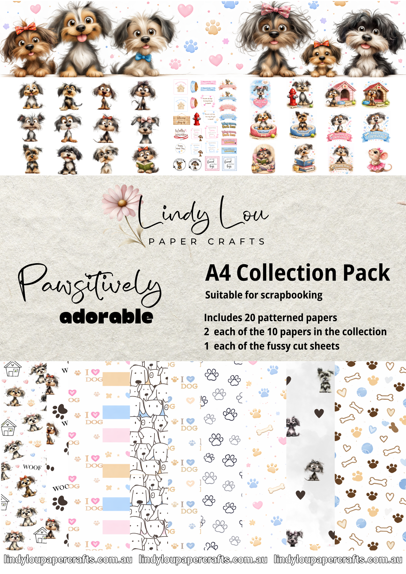 A4 Paper Collection - Pawsitively Adorable