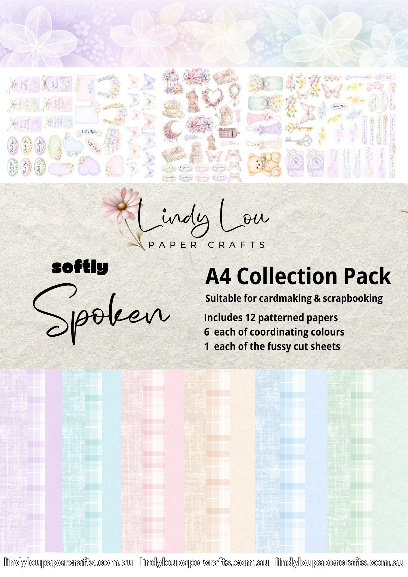 A4 Paper Collection - Softly Spoken