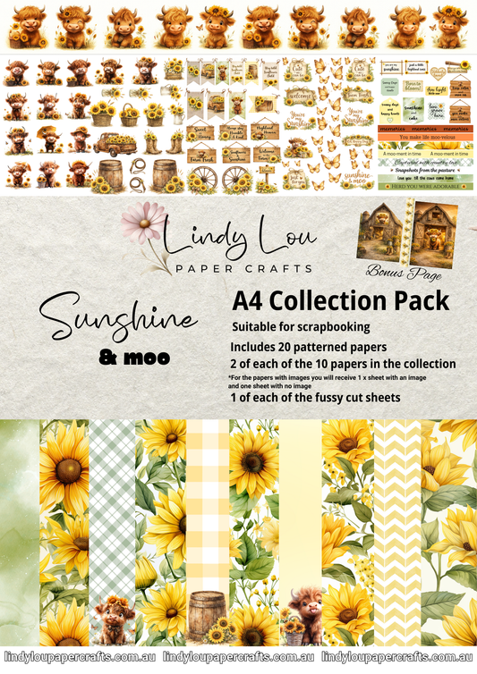 A4 Paper Collection - Sunshine & Moo