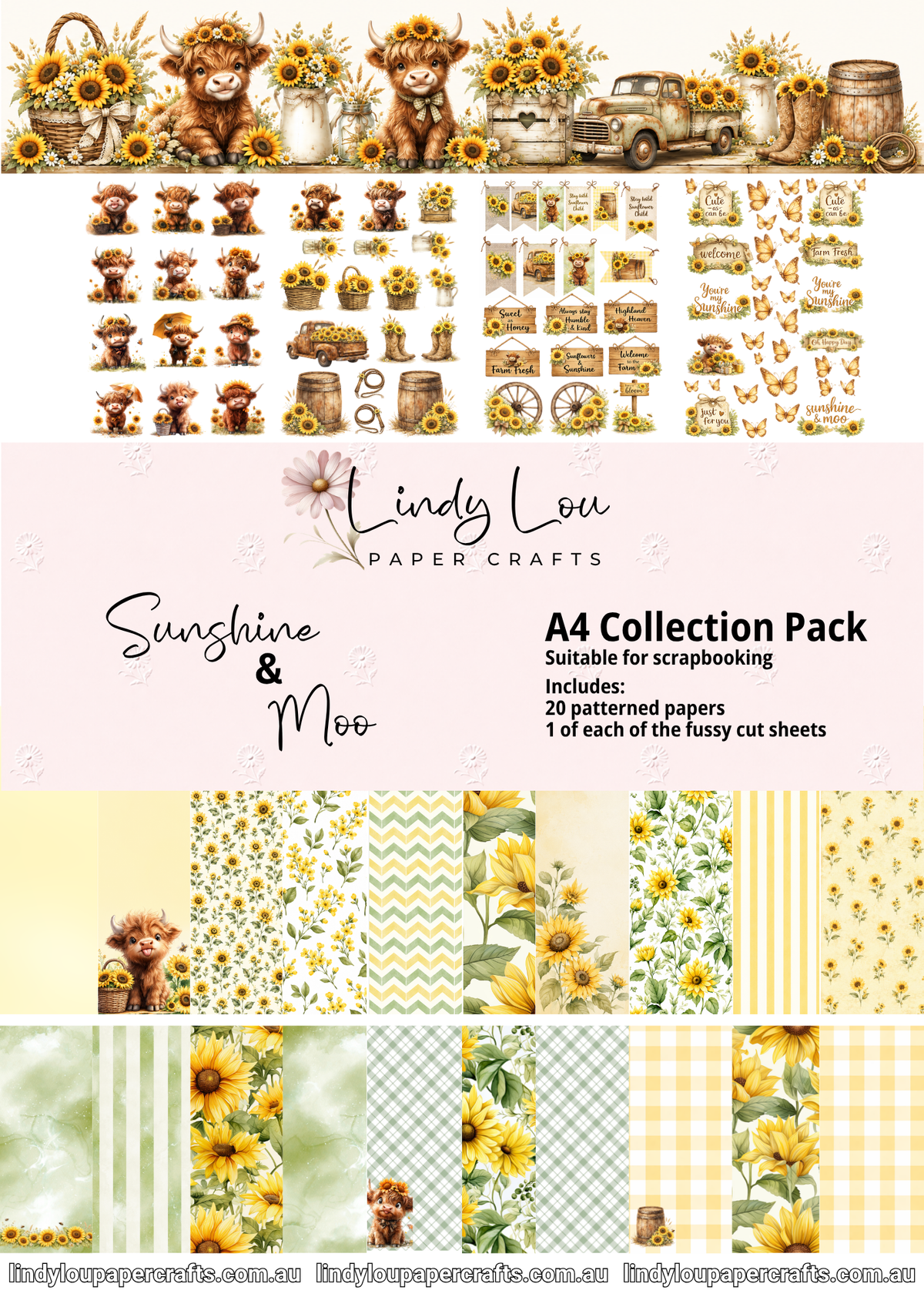 A4 Paper Collection - Sunshine & Moo