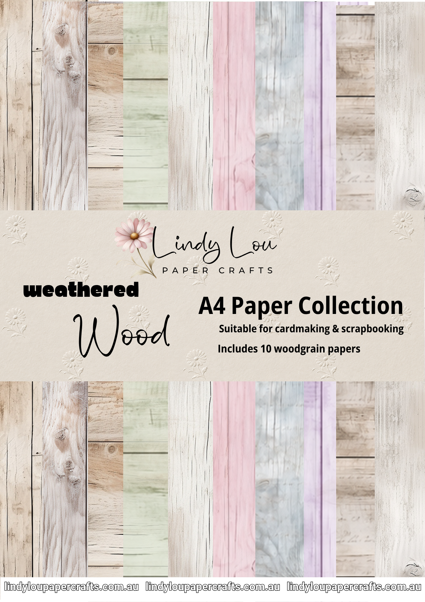 A4 Paper Essentials - Weathered Wood
