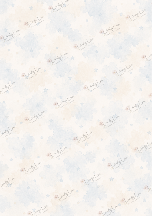 A4 Single Sheet - Baby Boy - Dreamy Hugs