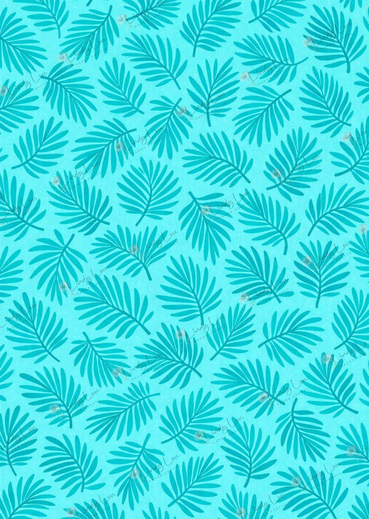 A4 Single Sheet - Surf's Up - Island Palms