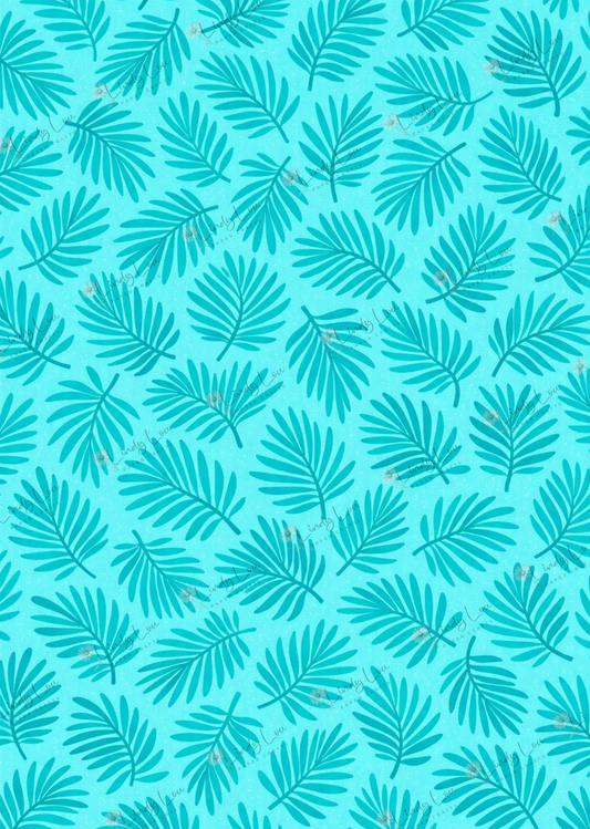 A4 Single Sheet - Surf's Up - Island Palms