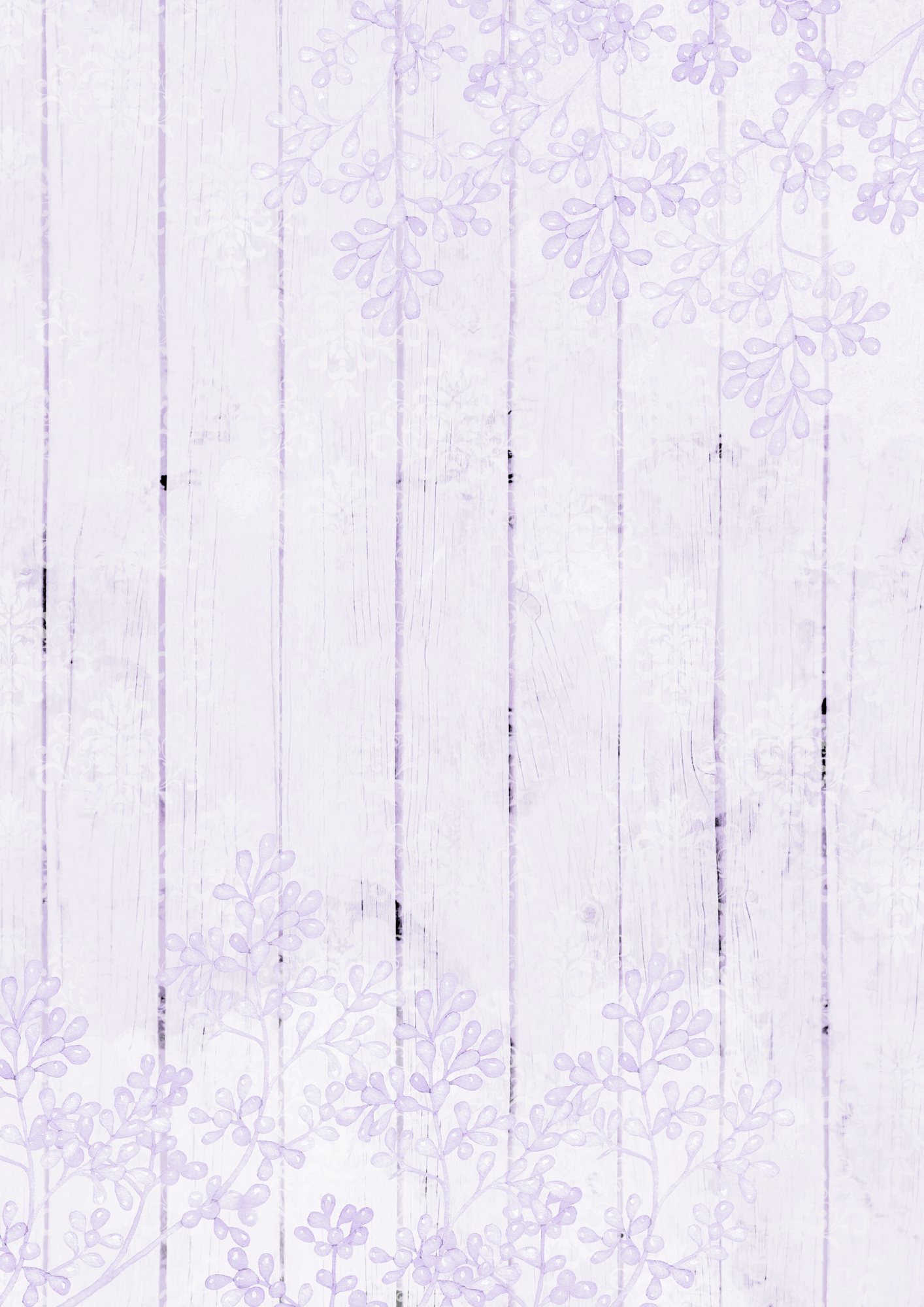 A4 Single Sheet - Princess Ellie - Lavender Wood