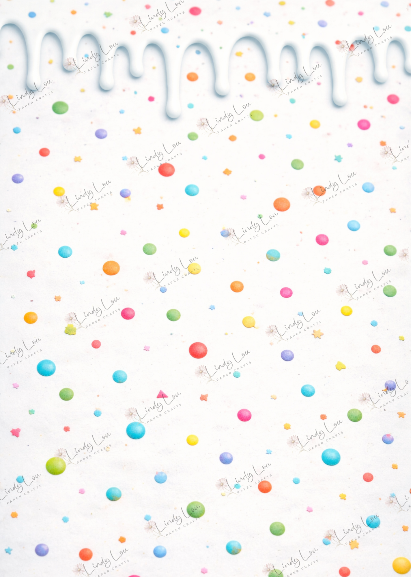 A4 Single Sheet - Birthday Giggles - Sweet Frosting