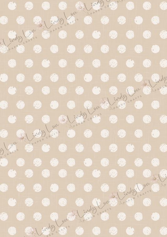 A4 Single Sheet - Boho Baby - Whimsy Spots