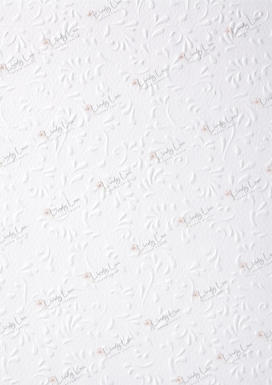 A4 Single Sheet - Wisteria Walk - Whispers in White
