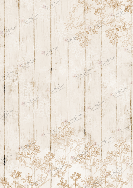 A4 Single Sheet - Boho Baby - Baby Brown