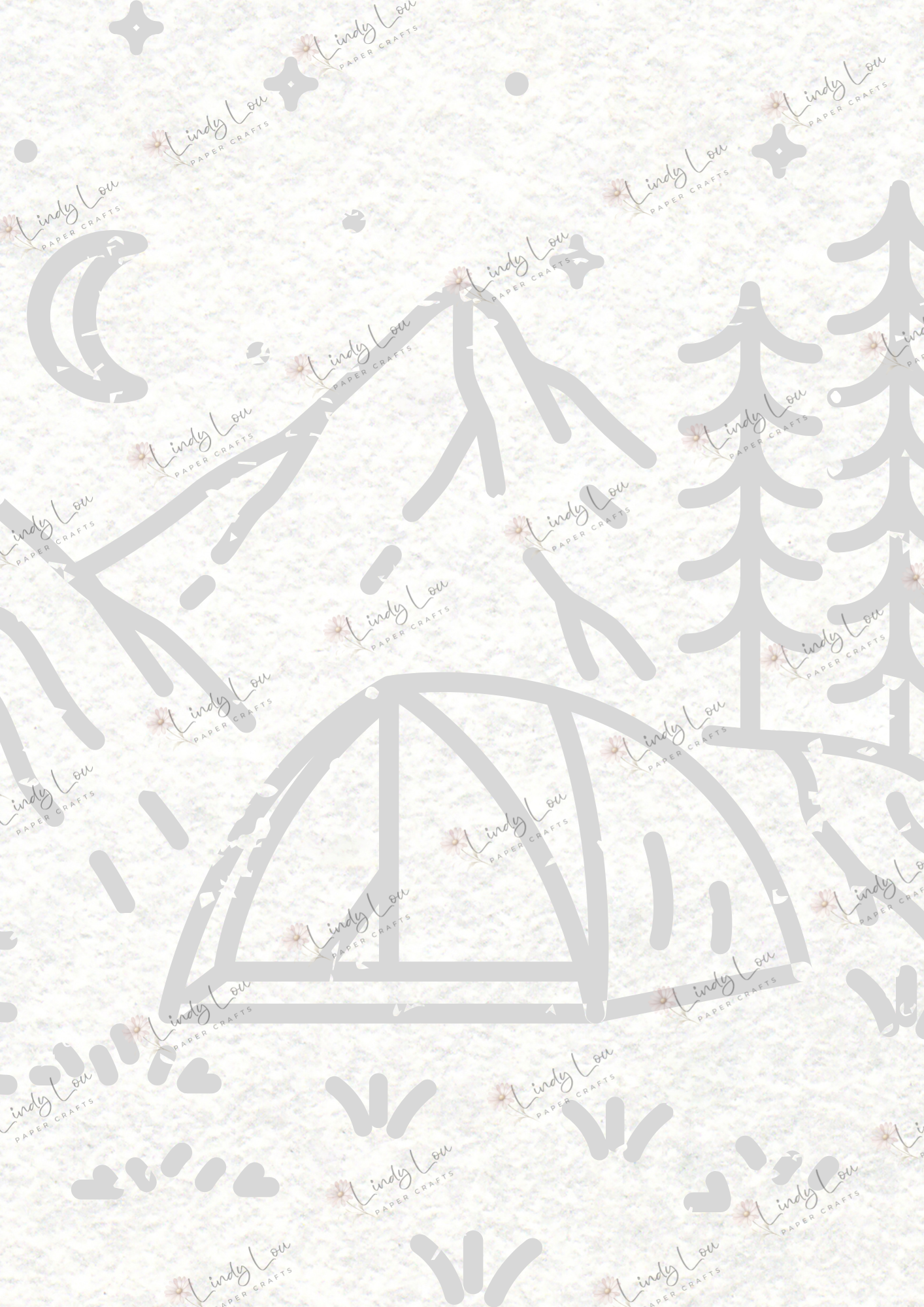 A4 Single Sheet - Man Made Memories - Campfire Stories