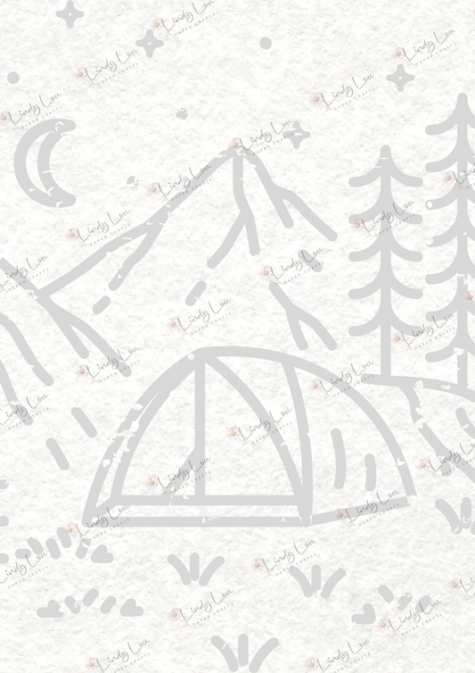 A4 Single Sheet - Man Made Memories - Campfire Stories