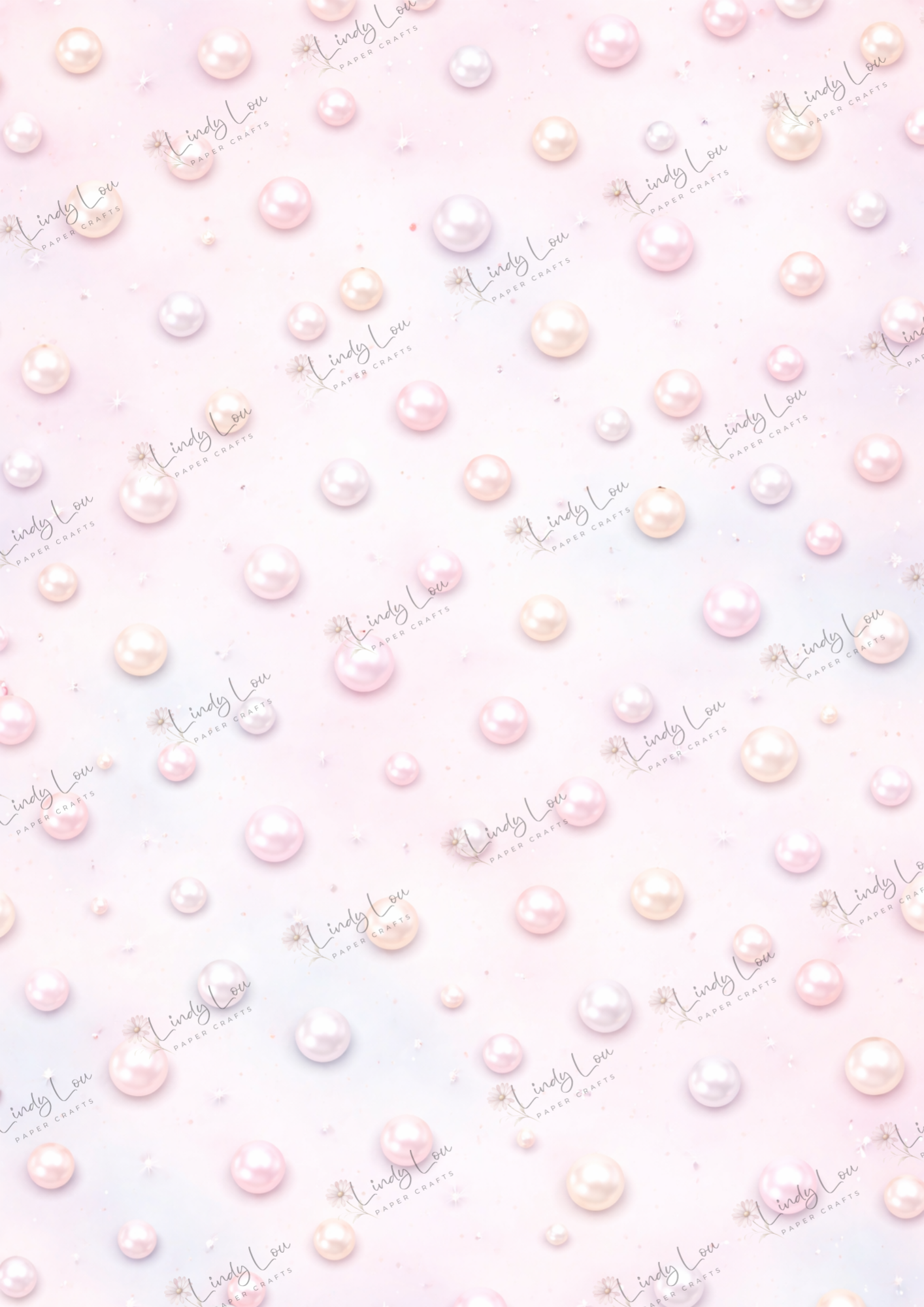 A4 Single Sheet - Bonnet Bay Parade - Pearl Drops