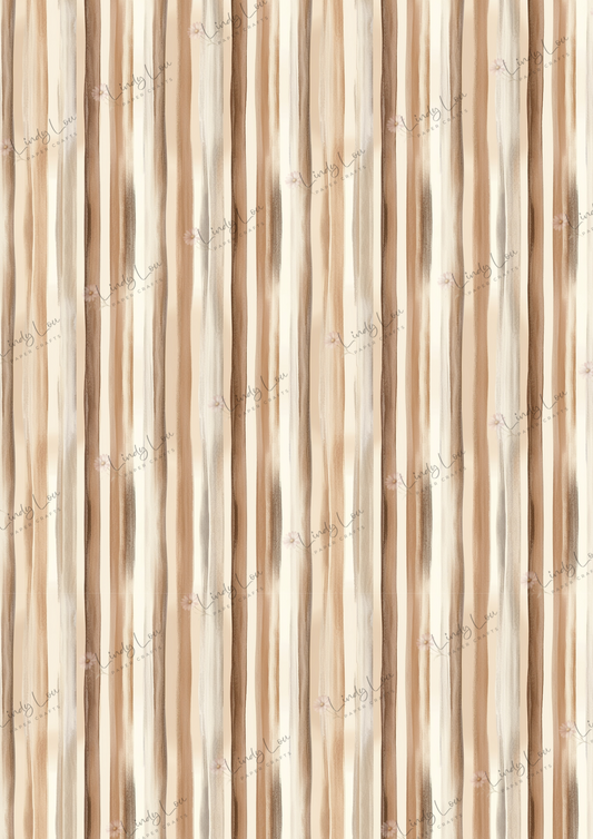 A4 Single Sheet - My Best Friend - Pawty Stripes