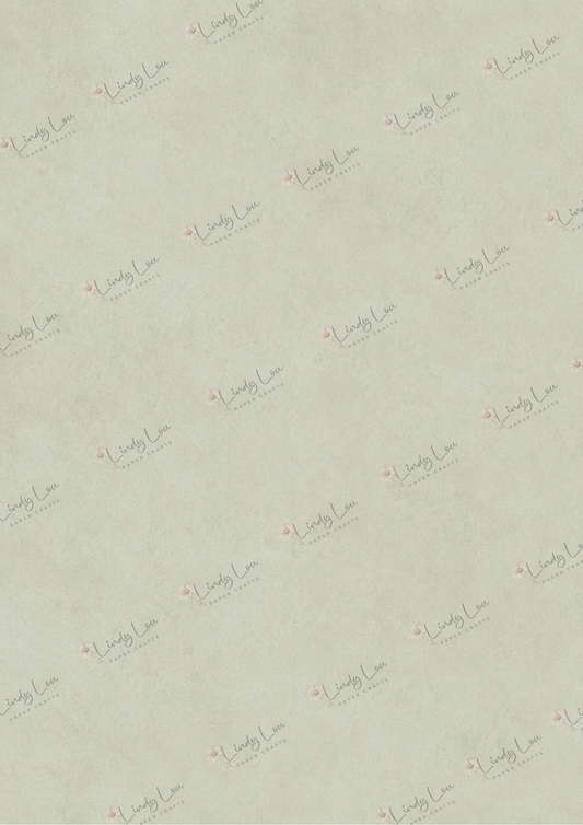 A4 Single Sheet - Boho Baby - Baby Green