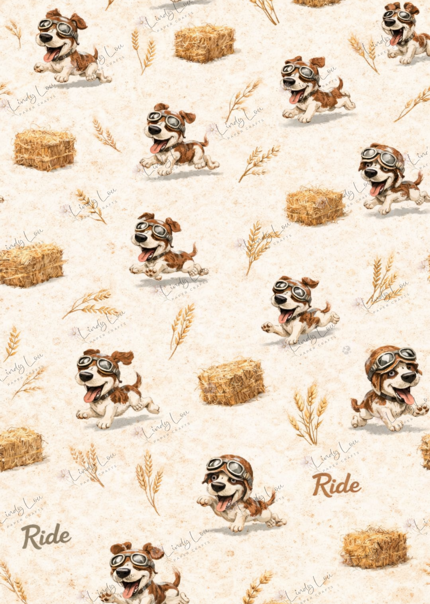 A4 Single Sheet - Grandpa's Joy Ride & Tractor Tales - Hay Bale Hijinks