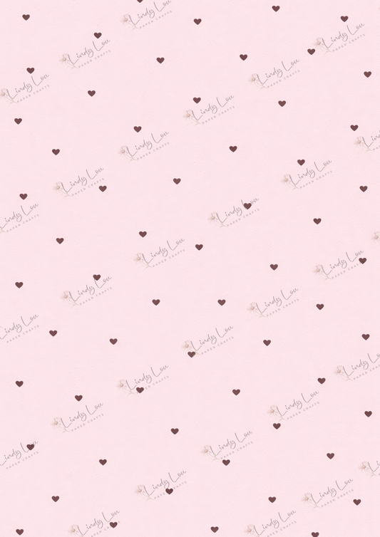 A4 Single Sheet - Mother's Day - Tiny Hearts