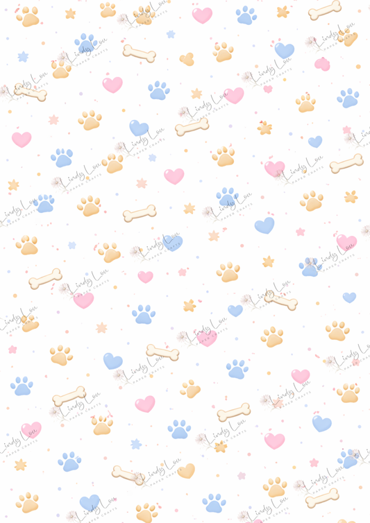 A4 Single Sheet - Pawsitively Adorable - Treat Time