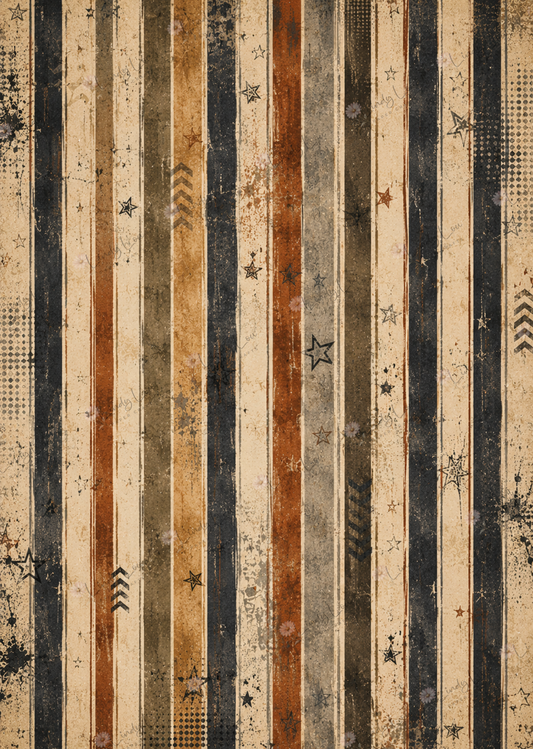 A4 Single Sheet - Teen Trailblazer - Urban Stripes