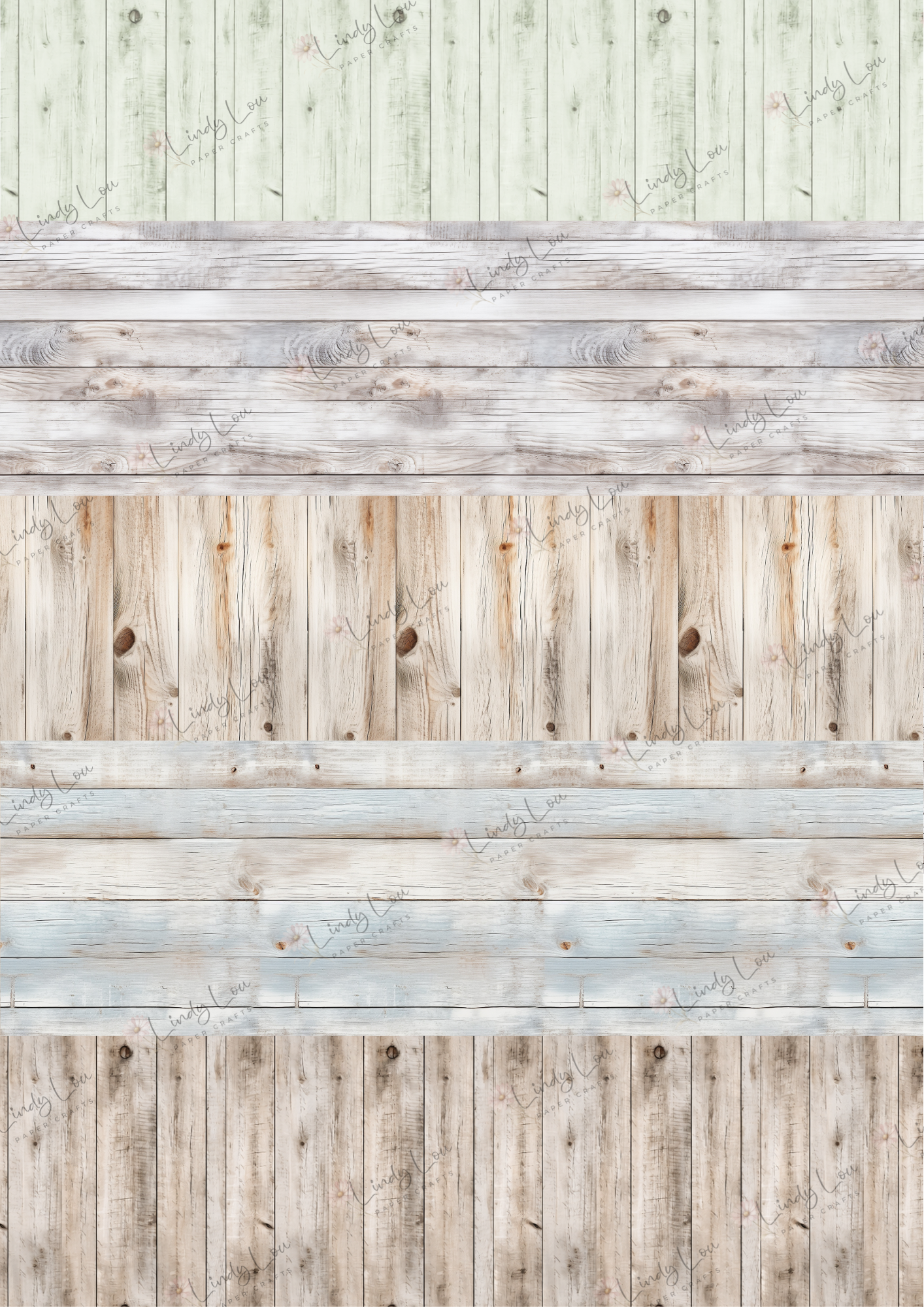 A4 Paper Collection - Weathered Wood