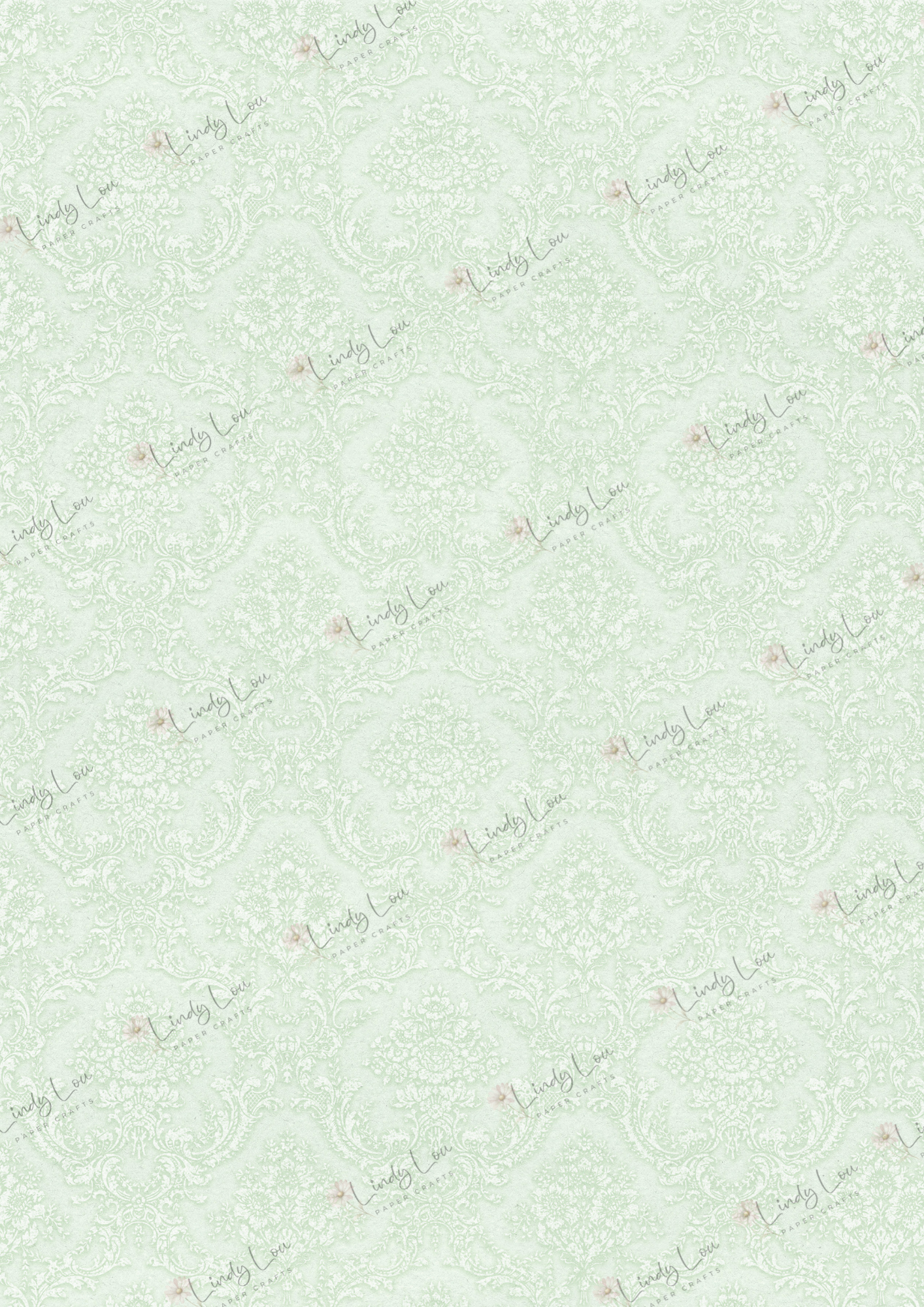 A4 Single Sheet - Daisy Whispers - Whispering Demask