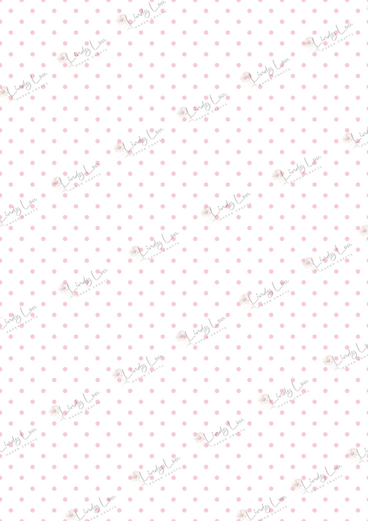 A4 Single Sheet - Sweet Baby Girl - Petal Parade Spots