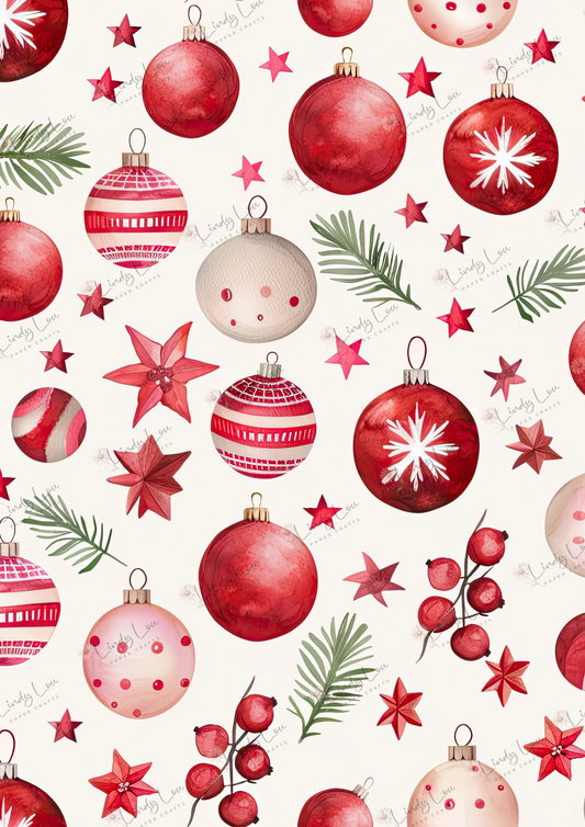 A4 Single Sheet - Aussie Christmas - Berry Bright
