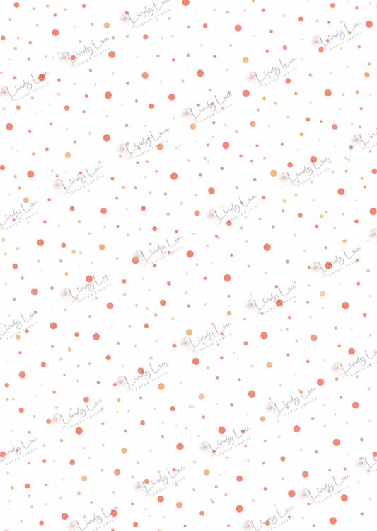 A4 Single Sheet - Surf's Up - Beach Confetti