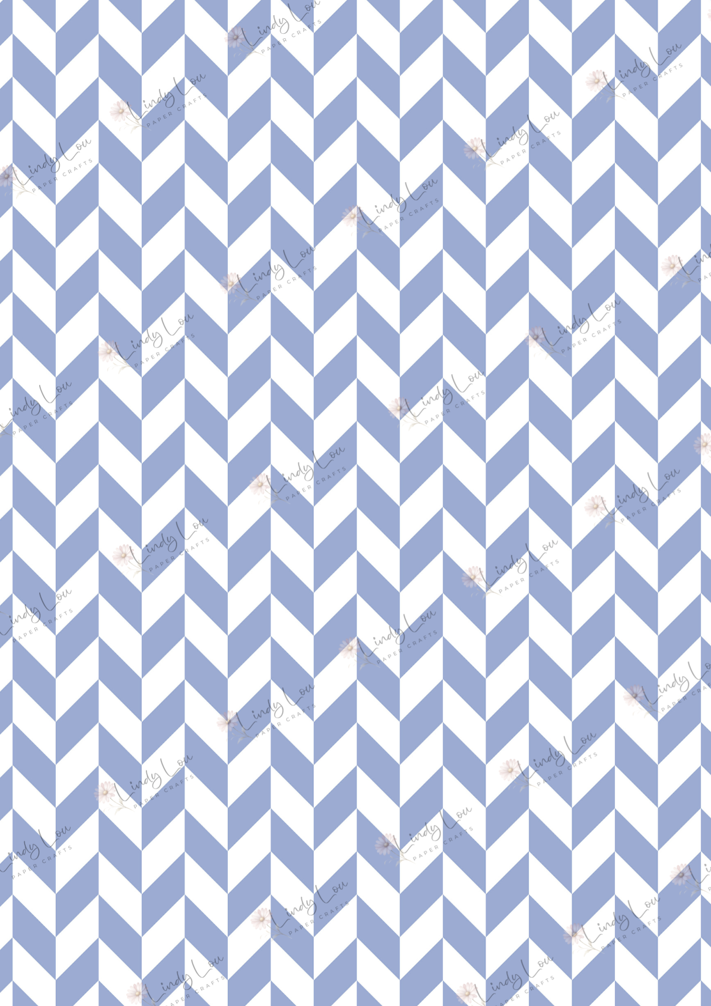 A4 Single Sheet - Man Made Memories - Classic Chevron