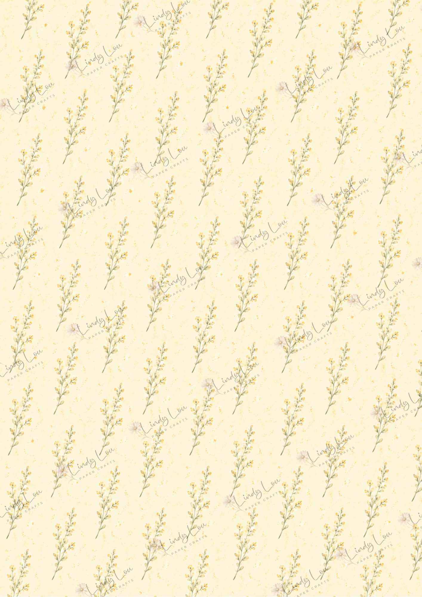 A4 Single Sheet - Mum's Daffodils - Delicate Daffodil