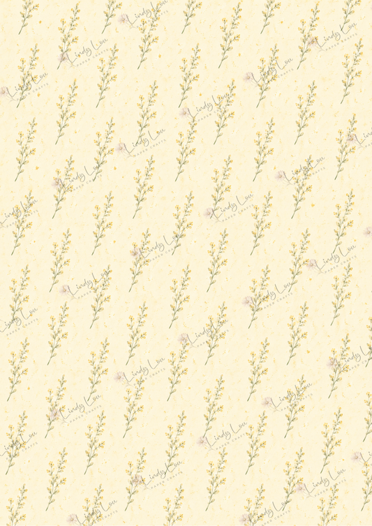 A4 Single Sheet - Mum's Daffodils - Delicate Daffodil