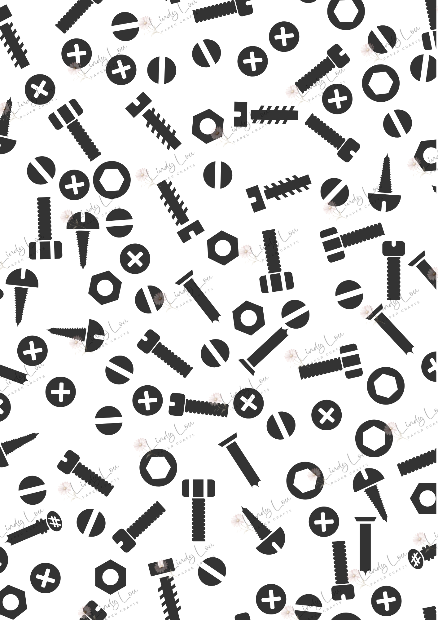 A4 Single Sheet - Robot Squad - Screw Loose