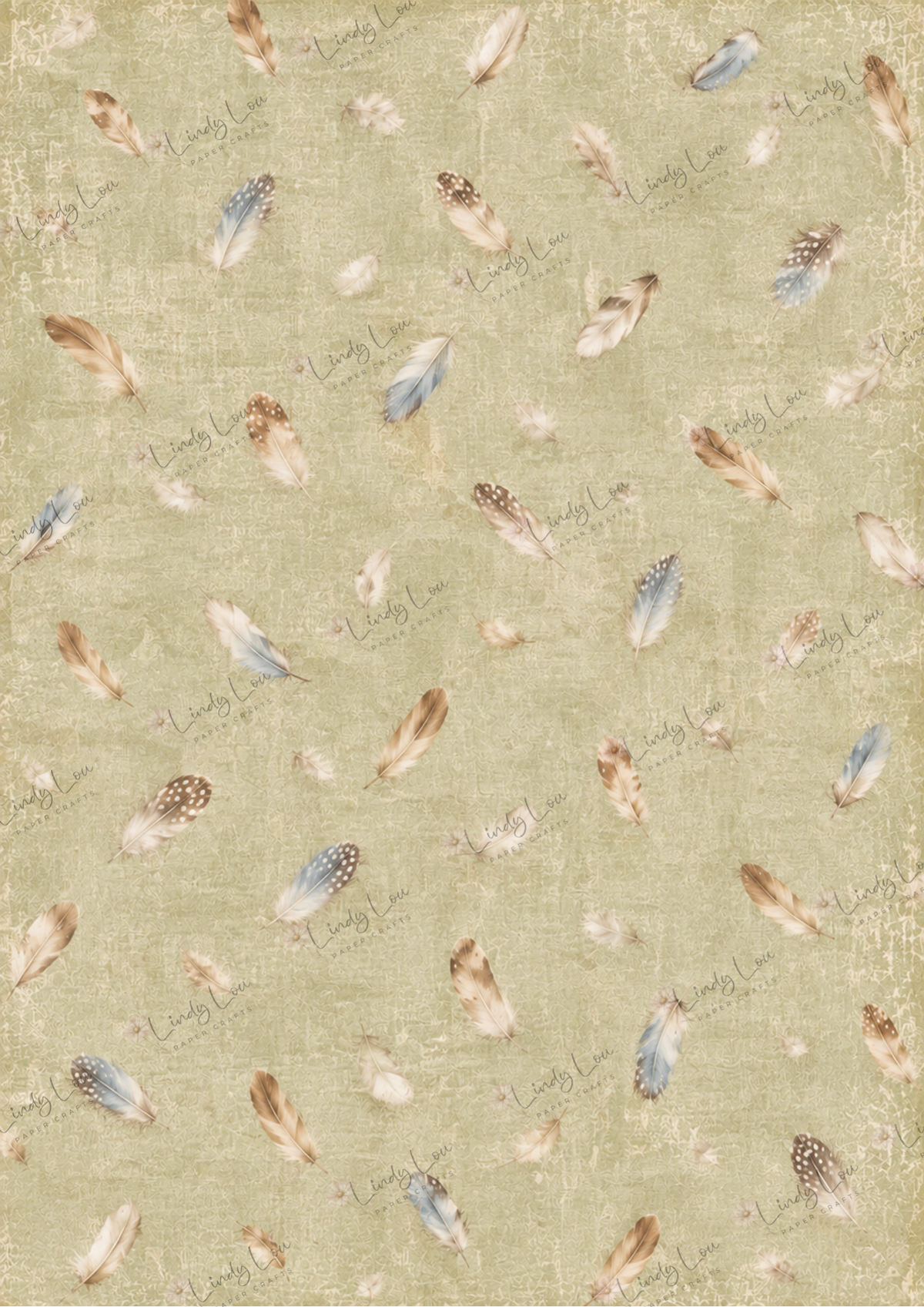 A4 Single Sheet - Country Cluckers - Softly Feathered