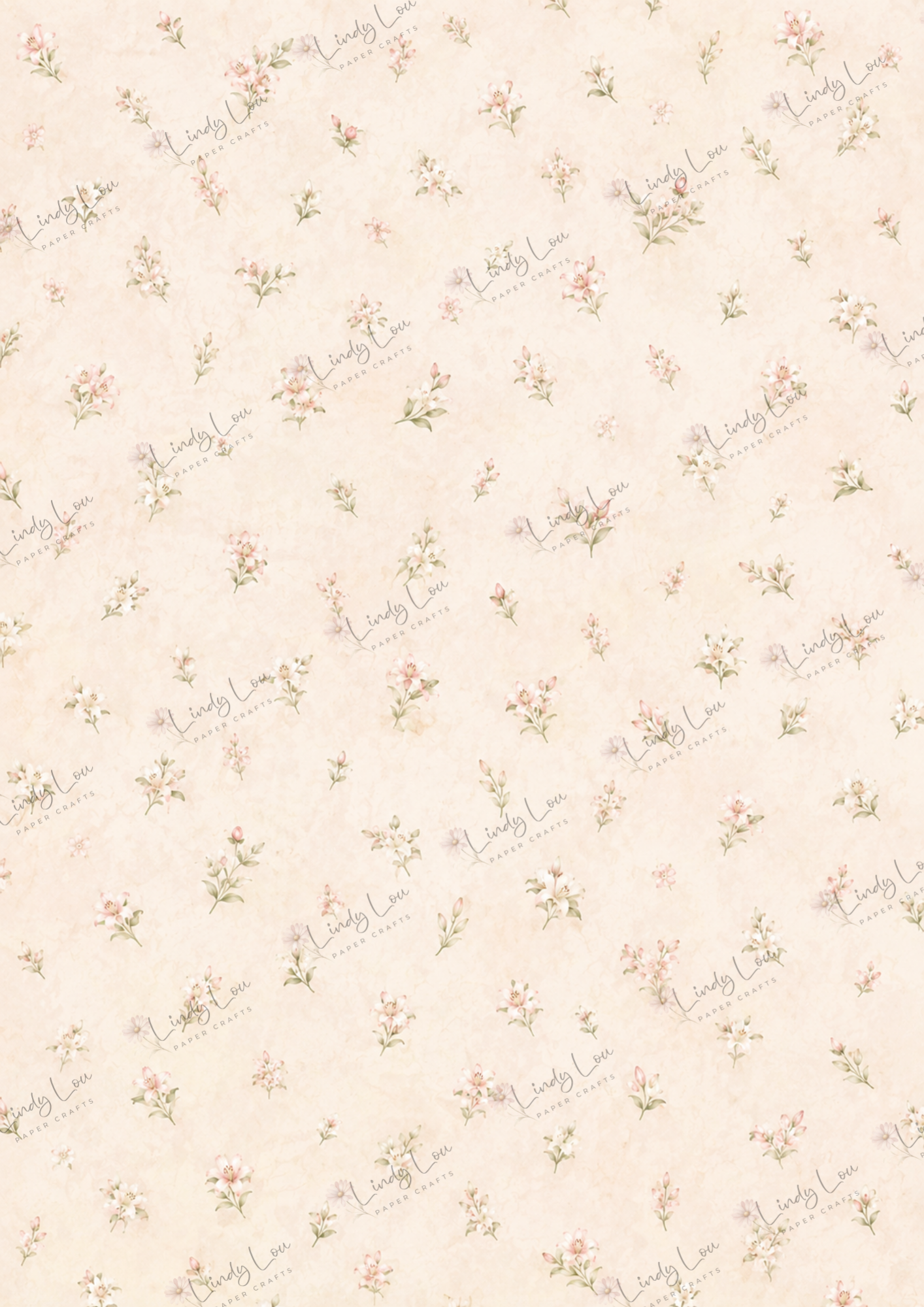 A4 Single Sheet - Lily's Cottage - Sweet Lily
