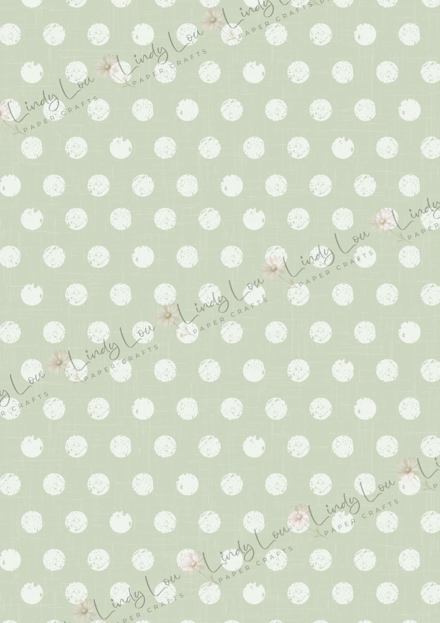 A4 Single Sheet - Boho Baby - Dottie Days